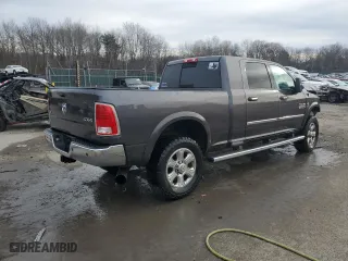 2015 Ram 2500 Laramie with VIN 3C6UR5NL9FG639884, listed as a Copart auction lot 80515144 with 73,292 mi miles and Salvage Title. Bid and sale history available at carsss.com. Image 3.