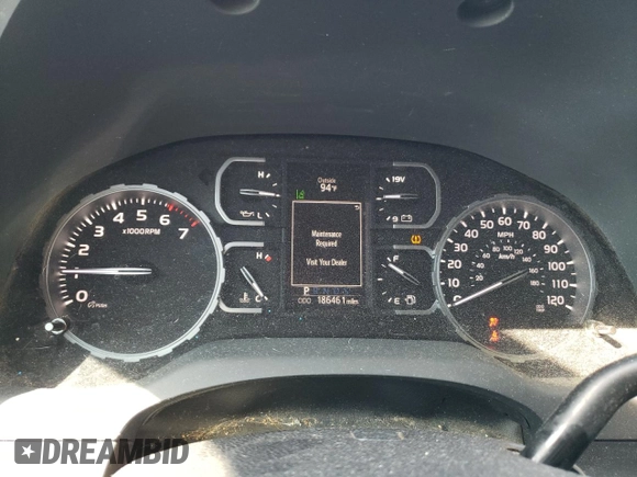 2018 Toyota Tundra 2WD SR with VIN 5TFRM5F13JX130596, listed as a Copart auction lot 67800464 with 186,461 mi miles and Salvage Title. Bid and sale history available at carsss.com. Image 9.