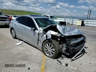 2015 Infiniti Q50 z VIN JN1BV7AR3FM414717, wystawiony jako Copart lot #58420545 z przebiegiem 79 393 mil mil oraz Szkoda całkowita • Salvage title. Historia ofert i sprzedaży dostępna na DreamBid. Obrazek 14.