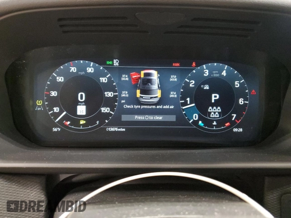 2024 Land Rover Discovery with VIN SALRL2EX9R2491677, listed as a Copart auction lot 46705135 with 13,676 mi miles and Salvage Title. Bid and sale history available at DreamBid. Image 9.
