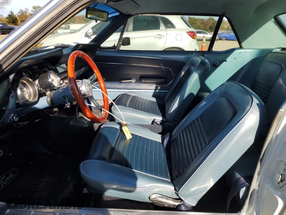 1967 Ford Mustang с VIN 7R01C118397, выставлен на аукционе Copart как лот 75399644 с пробегом 14 004 миль миль и Списание • Salvage title. История ставок и продаж доступна на DreamBid. Изображение 7.