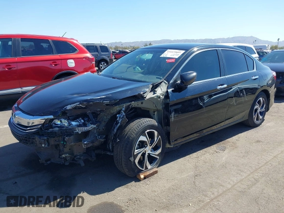 2017 Honda Accord Sedan LX with VIN 1HGCR2F32HA084166, listed as a IAAI auction lot 41669805 with 97,630 mi miles. Bid and sale history available at carsss.com. Image 6.
