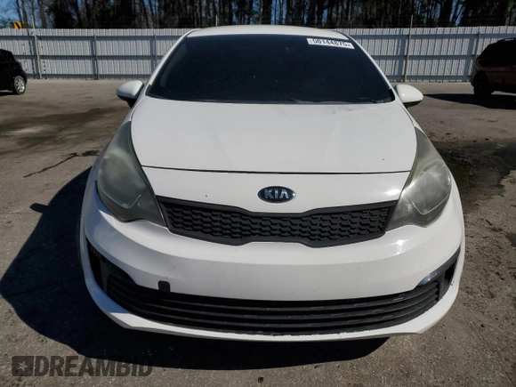 2017 Kia Rio LX with VIN KNADM4A30H6103978, listed as a Copart auction lot 50144875 with 102,408 mi miles and Salvage Title. Bid and sale history available at carsss.com. Image 5.
