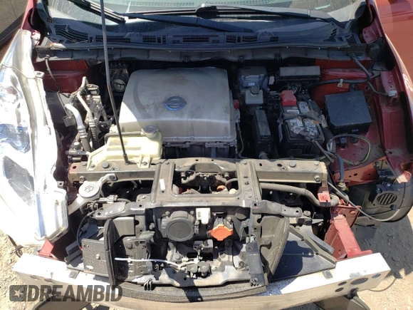 2015 Nissan LEAF SV with VIN 1N4AZ0CPXFC308356, listed as a Copart auction lot 52043783 with 71,353 mi miles. Bid and sale history available at carsss.com. Image 11.