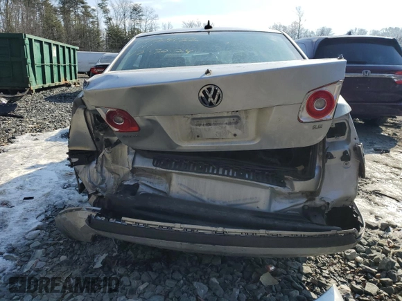 2006 Volkswagen Jetta 2.5L with VIN 3VWSF71K66M634299, listed as a Copart auction lot 42383235 with 168,421 mi miles and Salvage title. Bid and sale history available at DreamBid. Image 6.