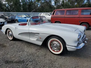 1959 Chevrolet Corvette с VIN J59S104156, выставлен на аукционе Copart как лот 80941704 с пробегом 29 693 миль миль и Списание • Salvage title. История ставок и продаж доступна на DreamBid. Изображение 4.
