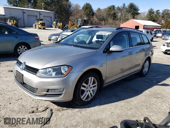 2015 Volkswagen Golf SportWagen TDI SE with VIN 3VWCA7AUXFM502778, listed as a Copart auction lot 41996184 with 113,755 mi miles. Bid and sale history available at carsss.com. Image 1.