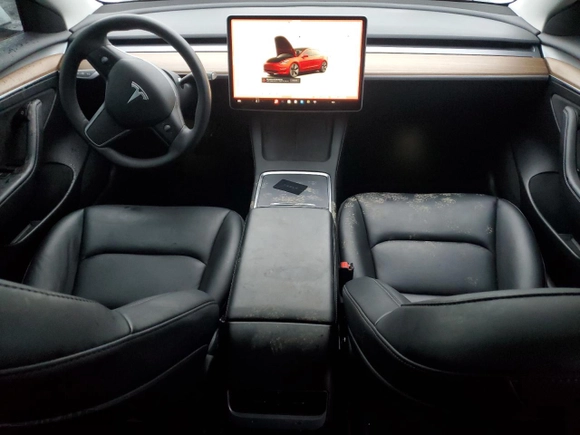 2022 Tesla Model 3 Long Range with VIN 5YJ3E1EB2NF275845, listed as a Copart auction lot 84527134 with 41,545 mi miles and Salvage Title. Bid and sale history available at carsss.com. Image 8.