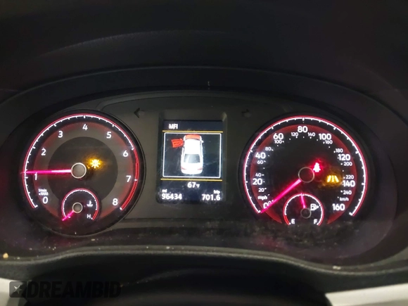 2020 Volkswagen Passat SE with VIN 1VWWA7A3XLC021477, listed as a IAAI auction lot 42473029 with 96,434 mi miles and . Bid and sale history available at DreamBid. Image 7.