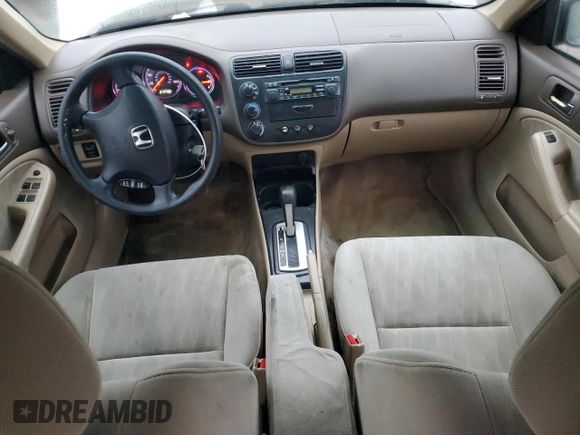 2004 Honda Civic LX with VIN 2HGES16674H574406, listed as a Copart auction lot 88926385 with 214,732 mi miles and Salvage Title. Bid and sale history available at carsss.com. Image 8.