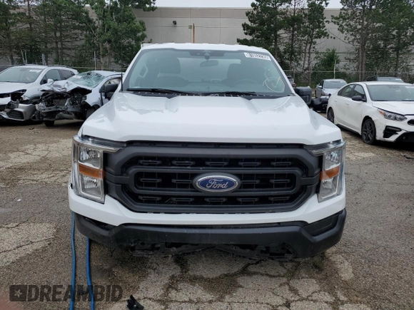2021 Ford F-150 XL with VIN 1FTEX1C81MKE24869, listed as a Copart auction lot 61052235 with 73,034 mi miles and Clean title. Bid and sale history available at DreamBid. Image 5.