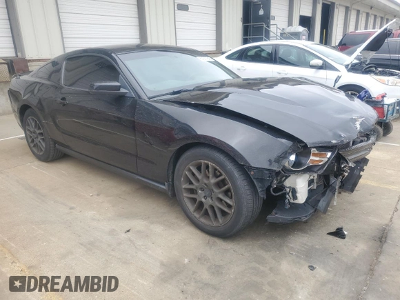 2012 Ford Mustang Premium with VIN 1ZVBP8AM5C5251993, listed as a Copart auction lot 51277945 with 154,777 mi miles and Salvage title. Bid and sale history available at DreamBid. Image 4.