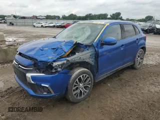 2019 Mitsubishi Outlander ES with VIN JA4AP3AU2KU000459, listed as a Copart auction lot 58337165 with 143,854 mi miles and Salvage title. Bid and sale history available at DreamBid. Image 1.