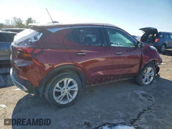 2023 Buick Encore GX Preferred with VIN KL4MMCSL7PB016588, listed as a Copart auction lot 89173855 with 32,119 mi miles and Salvage title. Bid and sale history available at DreamBid. Image 3.