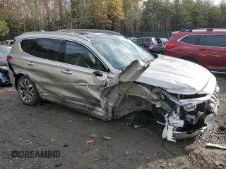 2023 Hyundai Santa Fe Calligraphy with VIN 5NMS54AL1PH633966, listed as a Copart auction lot 82555084 with 17,988 mi miles and Salvage Title. Bid and sale history available at carsss.com. Image 4.