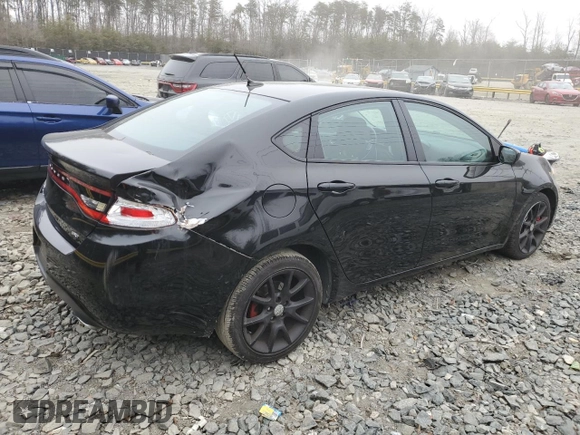 2013 Dodge Dart SXT with VIN 1C3CDFBA5DD332660, listed as a Copart auction lot 45842695 with 168,152 mi miles and Salvage Title. Bid and sale history available at carsss.com. Image 3.