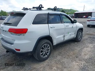 2016 Jeep Grand Cherokee Limited with VIN 1C4RJFBGXGC321747, listed as a IAAI auction lot 42150646 with 125,615 mi miles and . Bid and sale history available at DreamBid. Image 4.