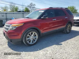 2013 Ford Explorer XLT with VIN 1FM5K7D86DGA55344, listed as a Copart auction lot 54362225 with 186,869 mi miles and Salvage Title. Bid and sale history available at DreamBid. Image 1.