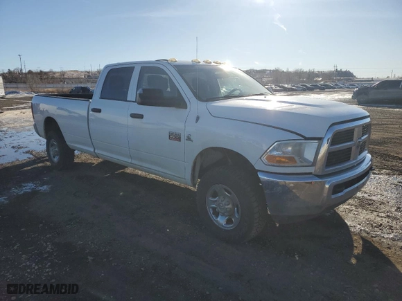 2012 Ram 3500 ST with VIN 3C63D3GL1CG107567, listed as a Copart auction lot 42709545 with 136,334 mi miles and Salvage Title. Bid and sale history available at carsss.com. Image 4.