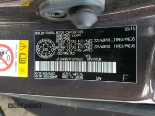 2015 Lexus NX 200t с VIN JTJBARBZ9F2018660, выставлен на аукционе Copart как лот 60293435 с пробегом 250 285 миль миль и Списание • Salvage title. История ставок и продаж доступна на DreamBid. Изображение 14.