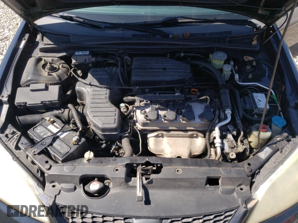 2005 Honda Civic EX with VIN 1HGEM21955L027043, listed as a Copart auction lot 48869745 with 214,072 mi miles and Salvage Title. Bid and sale history available at carsss.com. Image 11.