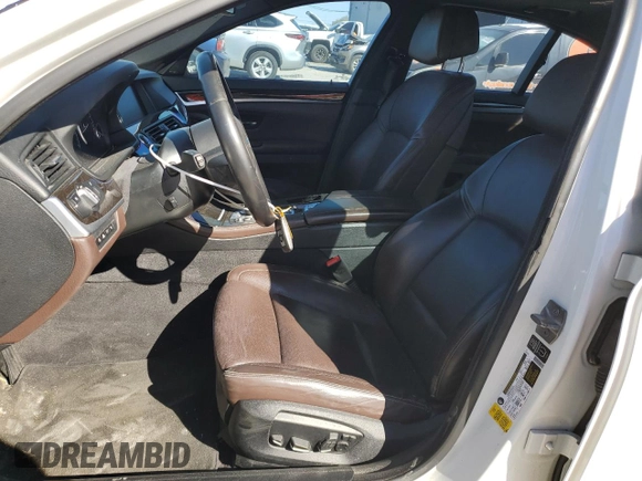 2015 BMW 5 Series 535i with VIN WBA5B1C58FD918932, listed as a Copart auction lot 47470515 with 160,506 mi miles and Salvage Title. Bid and sale history available at carsss.com. Image 7.