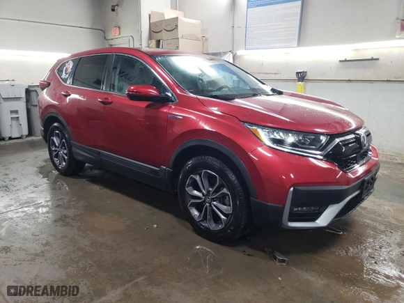 2020 Honda CR-V Hybrid EX-L with VIN 7FART6H86LE005323, listed as a Copart auction lot 44634295 with 36,736 mi miles and Salvage Title. Bid and sale history available at carsss.com. Image 4.