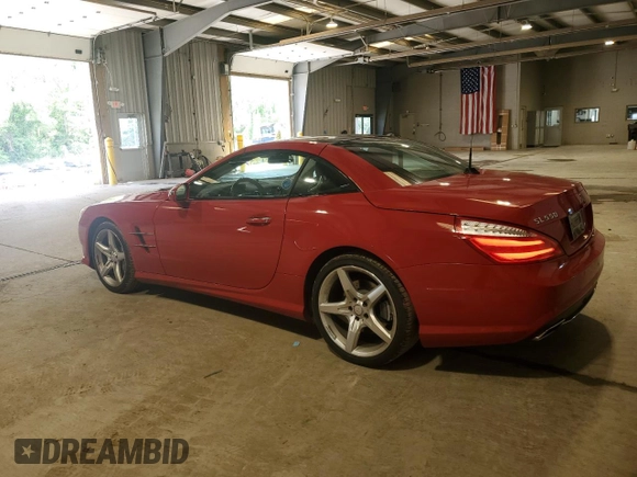 2013 Mercedes-Benz SL 550 z VIN WDDJK7DAXDF012448, wystawiony jako Copart lot #56893805 z przebiegiem 9 133 mil mil oraz Szkoda całkowita • Salvage title. Historia ofert i sprzedaży dostępna na DreamBid. Obrazek 2.