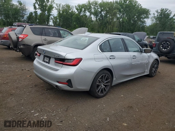 2021 BMW 3 Series 330i xDrive with VIN WBA5R7C0XMFK36218, listed as a Copart auction lot 62274005 with 47,467 mi miles and Salvage title. Bid and sale history available at DreamBid. Image 3.