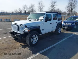 2022 Jeep Wrangler Unlimited Willys with VIN 1C4HJXDN9NW270184, listed as a IAAI auction lot 41467871 with 41,514 mi miles and . Bid and sale history available at DreamBid. Image 17.