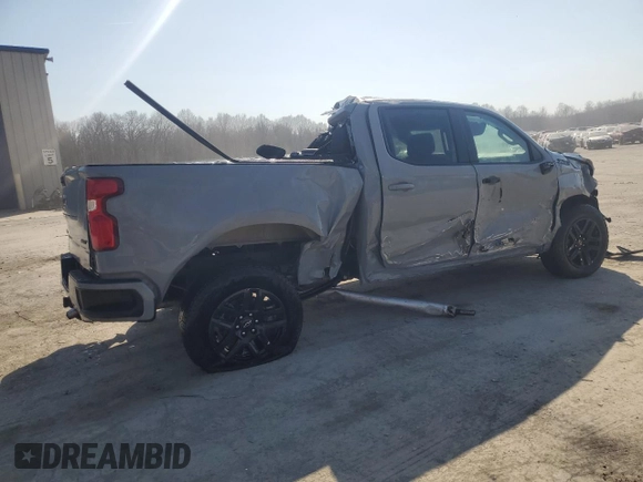 2024 Chevrolet Silverado 1500 RST with VIN 2GCUDEEDXR1247199, listed as a Copart auction lot 48608675 with 10,798 mi miles and Salvage Title. Bid and sale history available at carsss.com. Image 3.