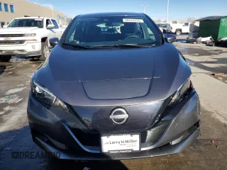 2025 Nissan LEAF S with VIN 1N4AZ1BV7SC563689, listed as a Copart auction lot 88544535 with 1,305 mi miles and Salvage Title. Bid and sale history available at carsss.com. Image 5.