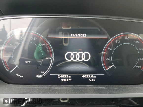 2021 Audi e-tron Sportback Premium Plus z VIN WA12ABGE3MB024414, wystawiony jako Copart lot #69824382 z przebiegiem 24 655 mil mil oraz . Historia ofert i sprzedaży dostępna na DreamBid. Obrazek 9.