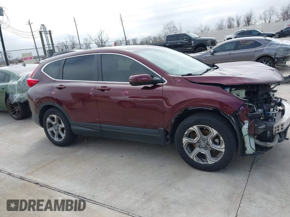 2019 Honda CR-V EX-L with VIN 7FARW1H86KE034488, listed as a IAAI auction lot 41648343 with 48,832 mi miles. Bid and sale history available at carsss.com. Image 13.