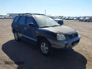 2004 Hyundai Santa Fe GLS with VIN KM8SC73E14U831372, listed as a IAAI auction lot 42297078 with 100,691 mi miles and . Bid and sale history available at DreamBid. Image 1.