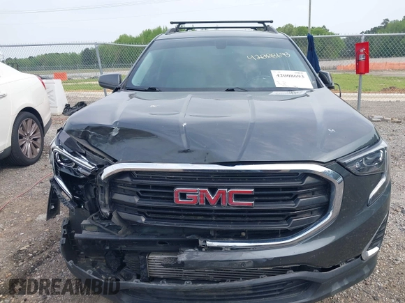 2018 GMC Terrain SLE with VIN 3GKALMEV3JL254091, listed as a IAAI auction lot 42008693 with 118,927 mi miles and . Bid and sale history available at carsss.com. Image 12.