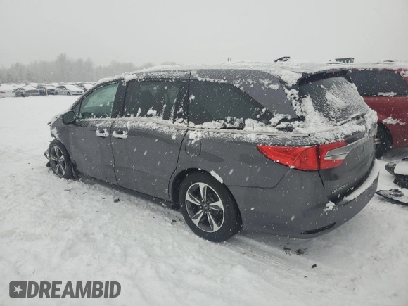 2020 Honda Odyssey EX-L z VIN 5FNRL6H60LB504967, wystawiony jako Copart lot #42021525 z przebiegiem Nie podano mil oraz Szkoda całkowita • Salvage title. Historia ofert i sprzedaży dostępna na DreamBid. Obrazek 2.