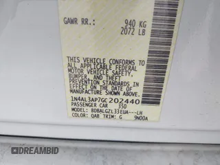 2016 Nissan Altima SR с VIN 1N4AL3AP7GC202440, выставлен на аукционе IAAI как лот 42566557 с пробегом 82 377 миль миль и . История ставок и продаж доступна на DreamBid. Изображение 9.