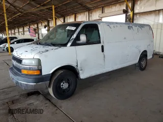 2005 Chevrolet Express Cargo with VIN 1GCHG39U351208610, listed as a Copart auction lot 59906515 with 196,224 mi miles and Clean title. Bid and sale history available at DreamBid. Image 1.