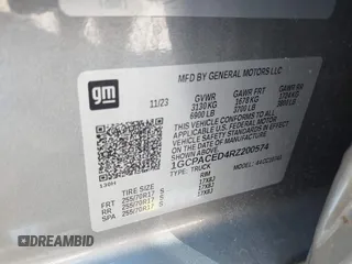 2024 Chevrolet Silverado 1500 LT with VIN 1GCPACED4RZ200574, listed as a IAAI auction lot 42031439 with 41,120 mi miles and . Bid and sale history available at DreamBid. Image 9.