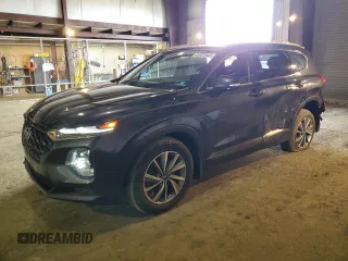 2020 Hyundai Santa Fe Limited with VIN 5NMS5CAD3LH216345, listed as a Copart auction lot 45531945 with 87,097 mi miles and Salvage Title. Bid and sale history available at carsss.com. Image 1.