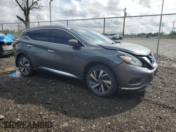 2016 Nissan Murano Platinum z VIN 5N1AZ2MH8GN167866, wystawiony jako Copart lot #55570035 z przebiegiem 119 268 mil mil oraz Szkoda całkowita • Salvage title. Historia ofert i sprzedaży dostępna na DreamBid. Obrazek 4.