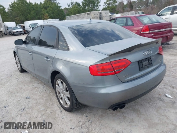 2010 Audi A4 2.0T Premium with VIN WAUBFAFL5AN018221, listed as a IAAI auction lot 41489613 with 122,309 mi miles. Bid and sale history available at carsss.com. Image 3.