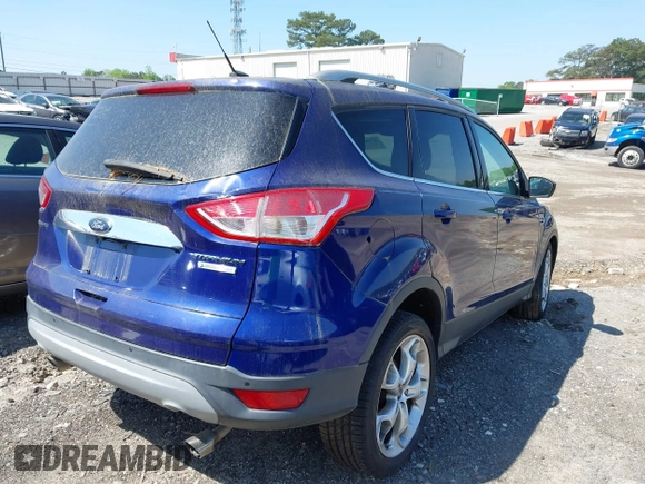2014 Ford Escape Titanium with VIN 1FMCU0JX2EUB78596, listed as a IAAI auction lot 41994873 with 96,437 mi miles. Bid and sale history available at carsss.com. Image 4.