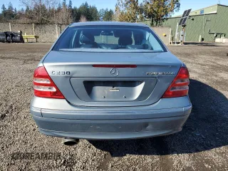 2004 Mercedes-Benz C 230 Kompressor with VIN WDBRF40J04F508198, listed as a Copart auction lot 46546825 with 72,238 mi miles and Salvage Title. Bid and sale history available at DreamBid. Image 6.