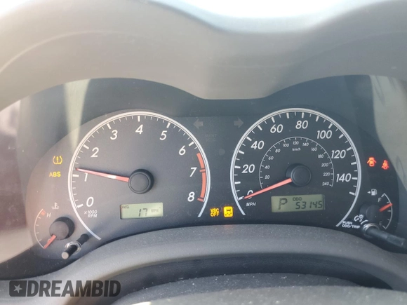 2009 Toyota Corolla with VIN 1NXBU40E49Z138013, listed as a Copart auction lot 51240895 with 53,145 mi miles and Salvage Title. Bid and sale history available at carsss.com. Image 9.