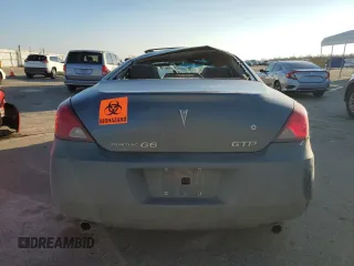 2006 Pontiac G6 GTP with VIN 1G2ZM151264187850, listed as a Copart auction lot 88136785 with 0 mi miles and Salvage Title. Bid and sale history available at carsss.com. Image 6.