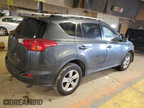 2014 Toyota RAV4 XLE with VIN JTMRFREV7ED095722, listed as a Copart auction lot 45107565 with 162,670 mi miles and Salvage Title. Bid and sale history available at DreamBid. Image 3.