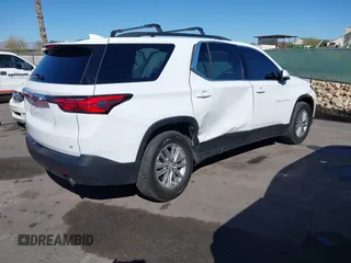 2023 Chevrolet Traverse LT Cloth with VIN 1GNERGKW4PJ130588, listed as a IAAI auction lot 41883308 with 78,792 mi miles and . Bid and sale history available at DreamBid. Image 4.