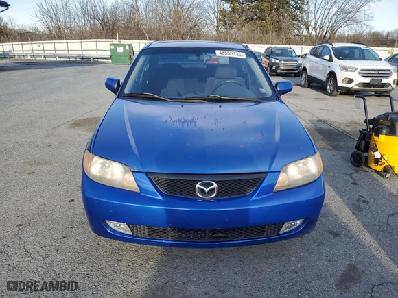 2003 Mazda Protege DX with VIN JM1BJ226331155756, listed as a Copart auction lot 48555135 with 164,718 mi miles and Salvage Title. Bid and sale history available at carsss.com. Image 5.